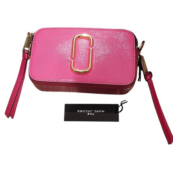 Marc Jacobs pink leather snapshot camera bag - Picture 2 of 5